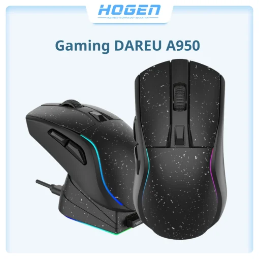 Chuột không dây Gaming DAREU A950 TRIPLE MODE -Black