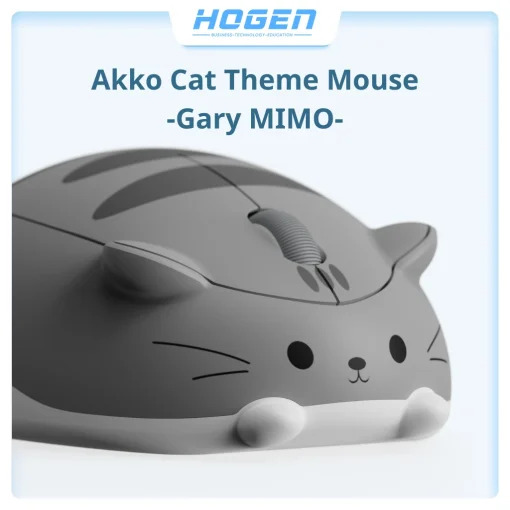 Chuột không dây AKKO Cat Theme Mouse – Gray MINO
