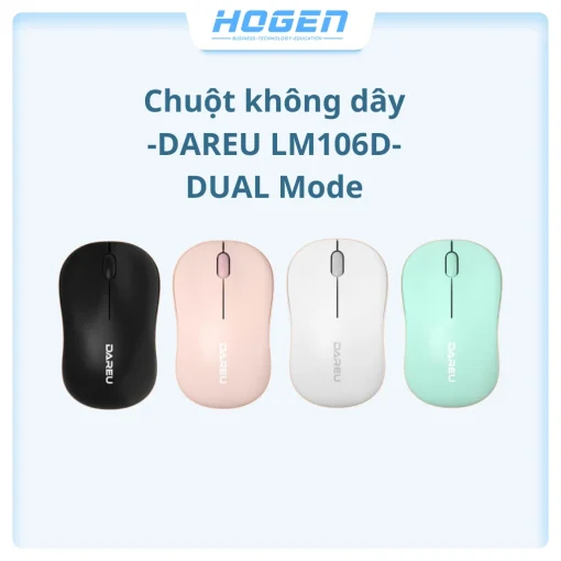 Chuột không dây DAREU LM106D (Dual Mode: Bluetooth + 2.4G)