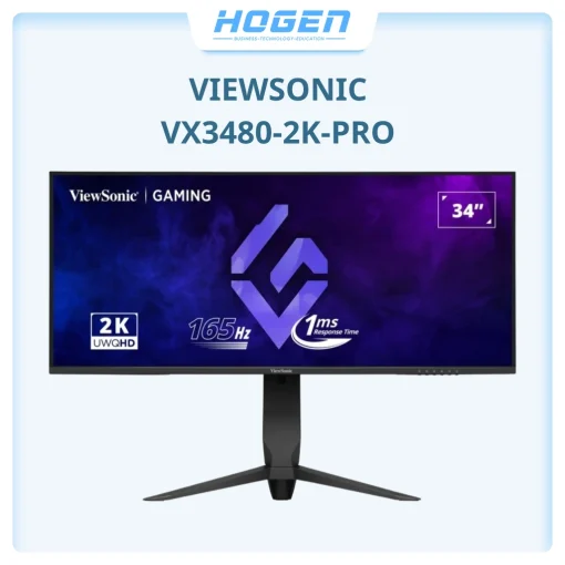 Màn hình Gaming ViewSonic VX3480-2K-PRO 34″ WQHD (3440X1440) 165Hz 1ms VA