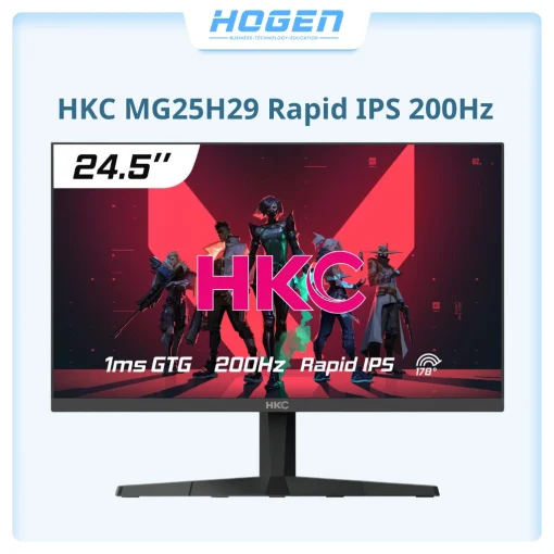 Màn hình Gaming HKC MG25H29 | 25 inch, Full HD, Rapid IPS, 200Hz, 1ms, Speaker